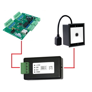 USB-RFID-Kartenleser/QR-Scanner ASCII/Hex-Code-Ausgang Access Controller Signal daten konverter Wiegand 26/OEM anpassbar - Product Image 5
