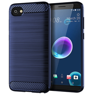 <span class=keywords><strong>HTC</strong></span> <span class=keywords><strong>Desire</strong></span> 12 Plus /U12 Life/OneX2/U11 Eyes/Exodus1 ProtectionハイブリッドシリコンソフトTPUカーボンファイバー携帯電話ケースカバー用