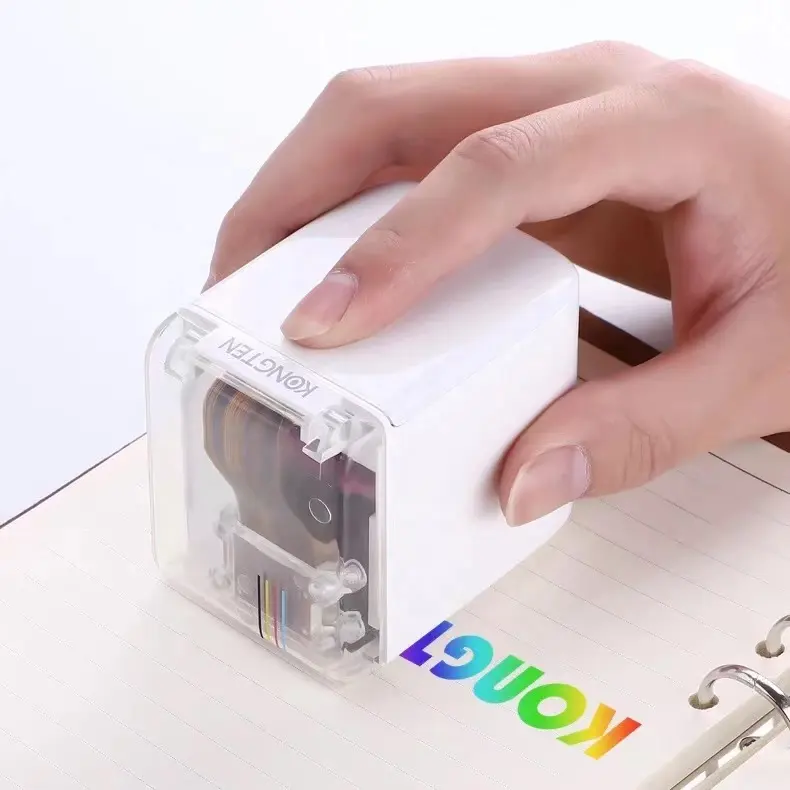 Mbrush Mini stampante a getto d'inchiostro portatile connessione Wireless Logo Tattoo Mini Machine per la stampa multiuso di carte regalo fornite