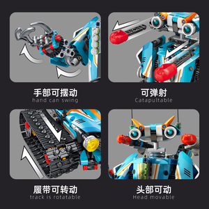 OEM/ODMインテリジェントプログラミングリモートコントロール教育ビルディングブロックおもちゃロボットブロック - Product Image 6
