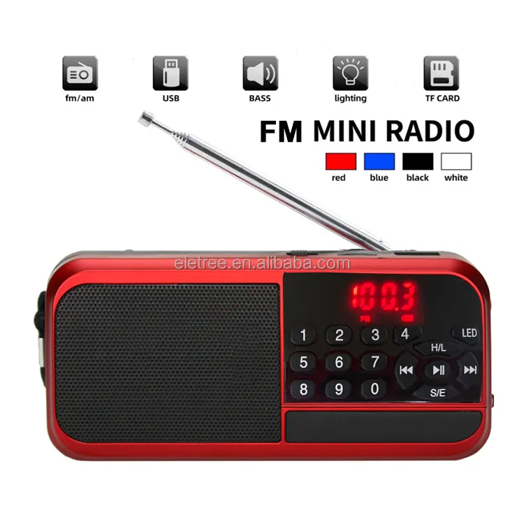 Permainan H798 Mini Portable Digital 80 Juzuk Surah Suara Burung Al-Quran Mp3 Musik Auto Ulangi Baterai Isi Ulang Led Usb Fm Radio