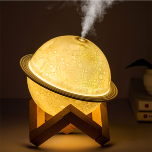Pulvérisateur d'eau Portable de 200ml, nouveau <span class=keywords><strong>Style</strong></span>, <span class=keywords><strong>Mini</strong></span> planètes, humidificateur d'air, petit diffuseur de bruit à faible bruit, décor de lumières lunaires, pour le bureau - Product Image 1