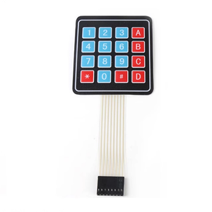 16 tasti 4x4 tastiera interruttore a pellicola 4x4 tastiera a matrice adatta per pannello di controllo Arduino - Product Image 1