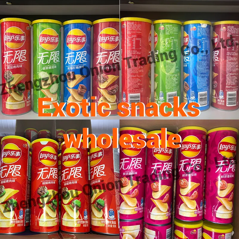 Verse Originele Exotische Snacks Lay 'S Kan Chips Chips Chinees Fruit En Groente Snacks Eten Koreaanse Snacks Voor Groothandel