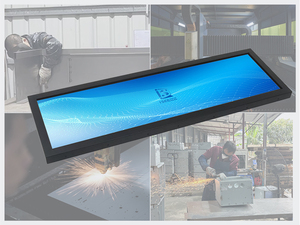 Ultra Wide Cloud Advertising <strong>LCD</strong> <strong>Display</strong> for Indoor Use for Elevators Airports Subways Education with Text <strong>Display</strong> <strong>Function</strong> - Product Image 3