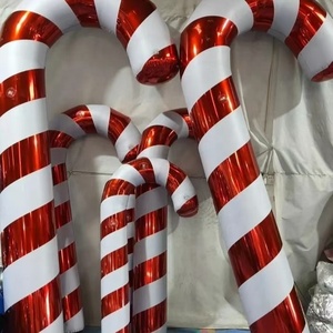 Ngoài trời kẹo mía trang trí Giáng sinh Inflatable Walking Stick với ánh sáng đi bộ bóng bay giáng sinh - Product Image 6