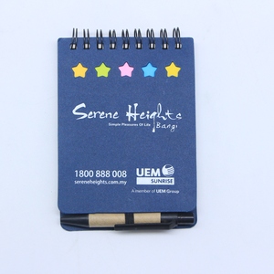 带便签的小备忘册，带笔，用于促销礼品 - Product Image 1