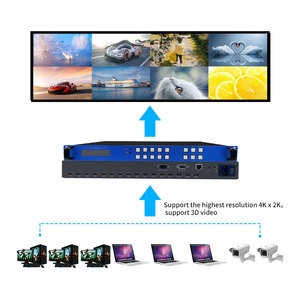 Bitvisus 8x8 4K 60Hz HDMI Matrix Switcher Splitter HDCP2.2/1,4 Smart EDID IR Control RS232 TCP/IP