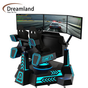 Dreamland lái xe mô phỏng 3 DOF xi lanh 3 màn hình đua xe lái xe mô phỏng với 3 màn hình xe đua trò chơi máy - Product Image 2