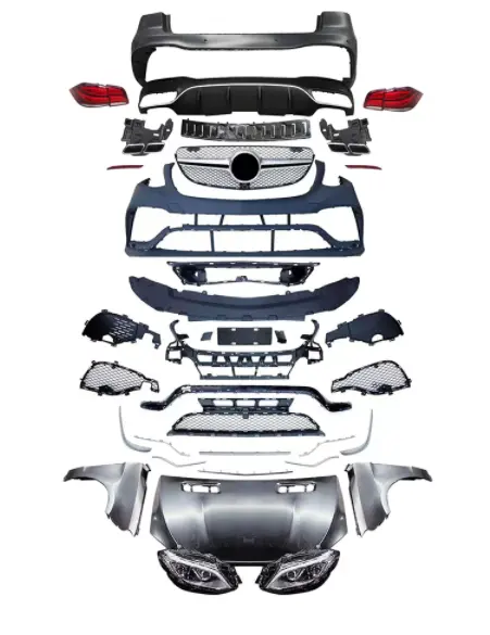 Voor Mercedes-Benz Auto Auto-Onderdelen Voor W 166 Ml Upgrade Naar Gle63 Pp Materiaal Face Lift Bodykit Met Voor-En Bumper