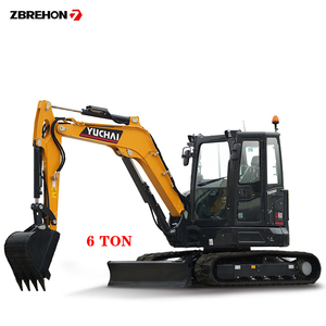 U60 hidrolik paletli ekskavatör EPA motor kusale 5.6 Ton paletli mikro kazıcı çiftlik satılık küçük ekskavatör - Product Image 1