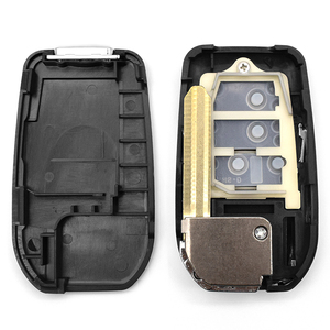 Çilingir tedarikçiler popüler tarzı t-oyota modifiye flip 2 düğmeler anahtar kabuk TOY43 keyway logo ile - Product Image 4