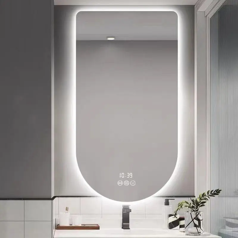 Umwelt freundliches Badezimmer Energie sparender feuchtigkeit beständiger Touch-Key-empfindlicher stabiler intelligenter Badezimmers piegel mit hoher Hintergrund beleuchtung
