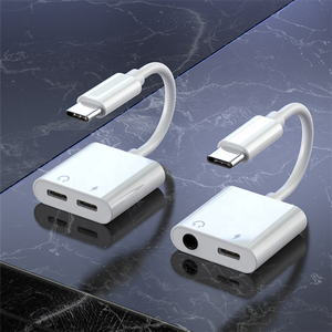 อะแดปเตอร์2 In 1 Type-C แบบคู่,ตัวแปลงแยก USB Type C 3.1สายชาร์จโทรศัพท์อะแดปเตอร์ OTG สำหรับ Samsung - Product Image 5