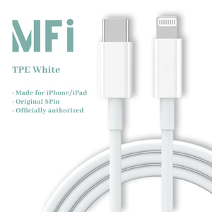 Mfi מוסמך 20w pd <span class=keywords><strong>usb</strong></span> c כדי כבל אור עבור iPhone 14 13 12 פרו מקסימום טעינה מהירה עבור ipad סוג טלפון ipad - Product Image 1