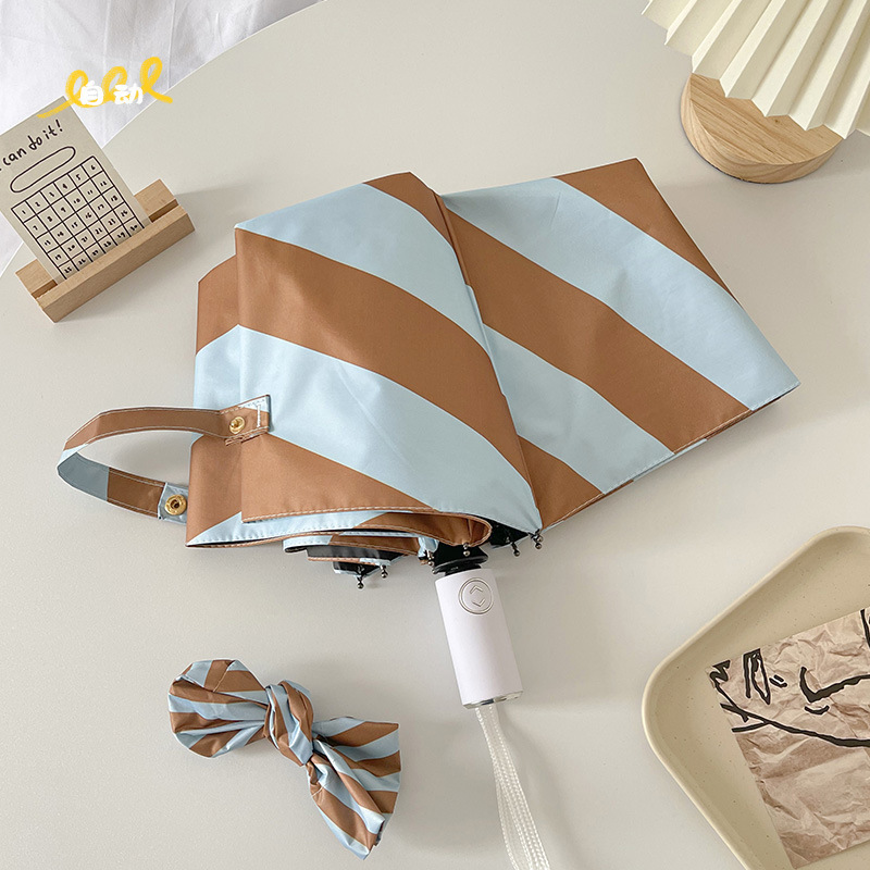 Blue coffee striped automatic