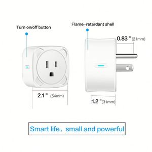 Wifi Zigbee Tuya Smart Plug US Firmware Flash for Espressif <strong>ESP8266</strong> ESP32 Chipset Tasmota Custom Tooya BSD13 10A Smart <strong>Socket</strong> - Product Image 5