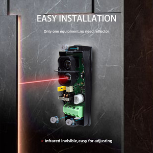 Yoursensor-Fotosensor infrarrojo automático para puerta, fotocélula láser para puerta, haz infrarrojo con antiinterferencias, dispositivo de medición de luz
