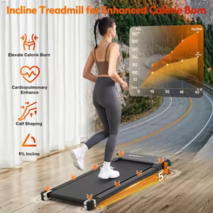 2 in 1 Walking Pad Treadmill with <strong>Running</strong> and Massage for Cardio or Relaxation Incline Treadmill for Enhanced Calories Burn