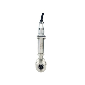 Medidor de flujo de turbina de pulso de conexión de abrazadera de acero inoxidable sin pantalla LCD para medición de aceite - Product Image 1