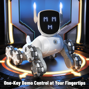 HUADA 8 Räder Smart Interactive Programming Robot Hundes pielzeug für Kinder Stunt Drift Fernbedienung Maschine Hundes pielzeug RC Hobby - Product Image 4