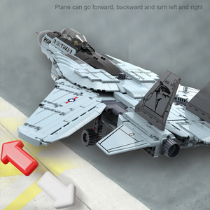 ゲームファイターF14ジェットビルディングブロックセット1662個おもちゃ飛行機ミリタリーブリックビルディングセット空軍愛好家 - Product Image 6