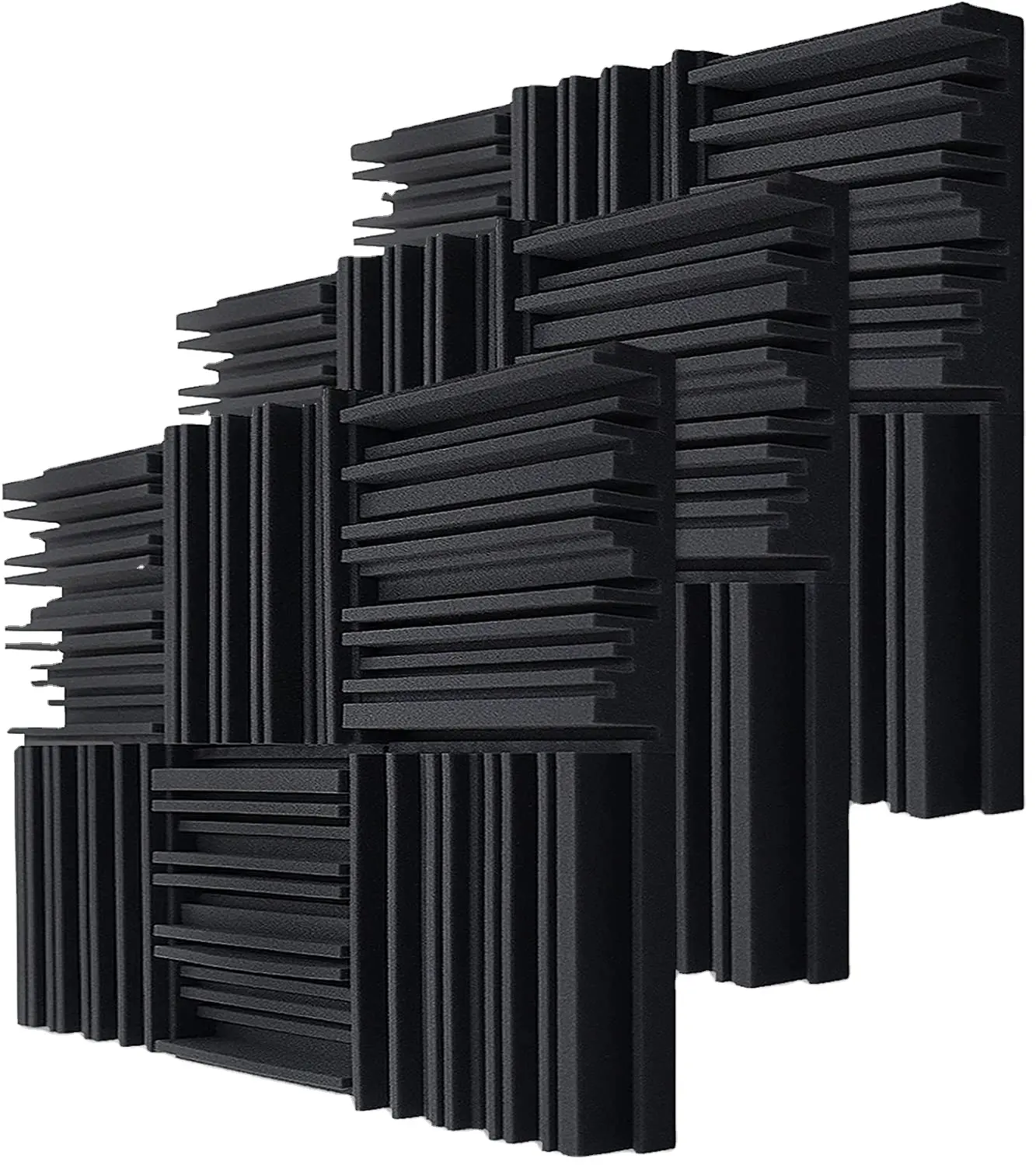 Self-Adhesive Acoustic Foam Panels Sound Absorbing 3D Model Design Solutions