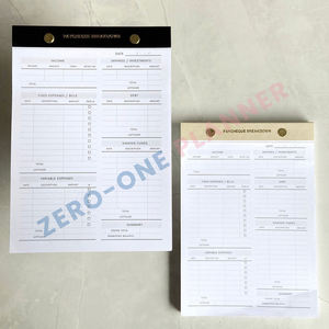Bloc de notas A5 personalizable, Bloc de notas personalizado para hacer la lista, Bloc de notas de cuero recargable, fabricante personalizado con logotipo - Product Image 2