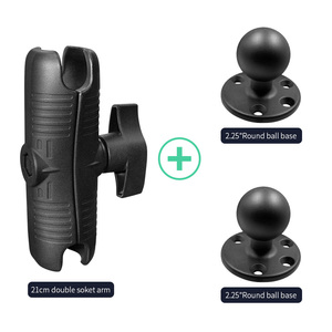 ขาตั้งคอมพิวเตอร์สำหรับงานหนักขนาด D 2.25 "พร้อมแขน21ซม. และ3.68" แผ่นกลม GPS สำหรับ RAM Mounts - Product Image 2