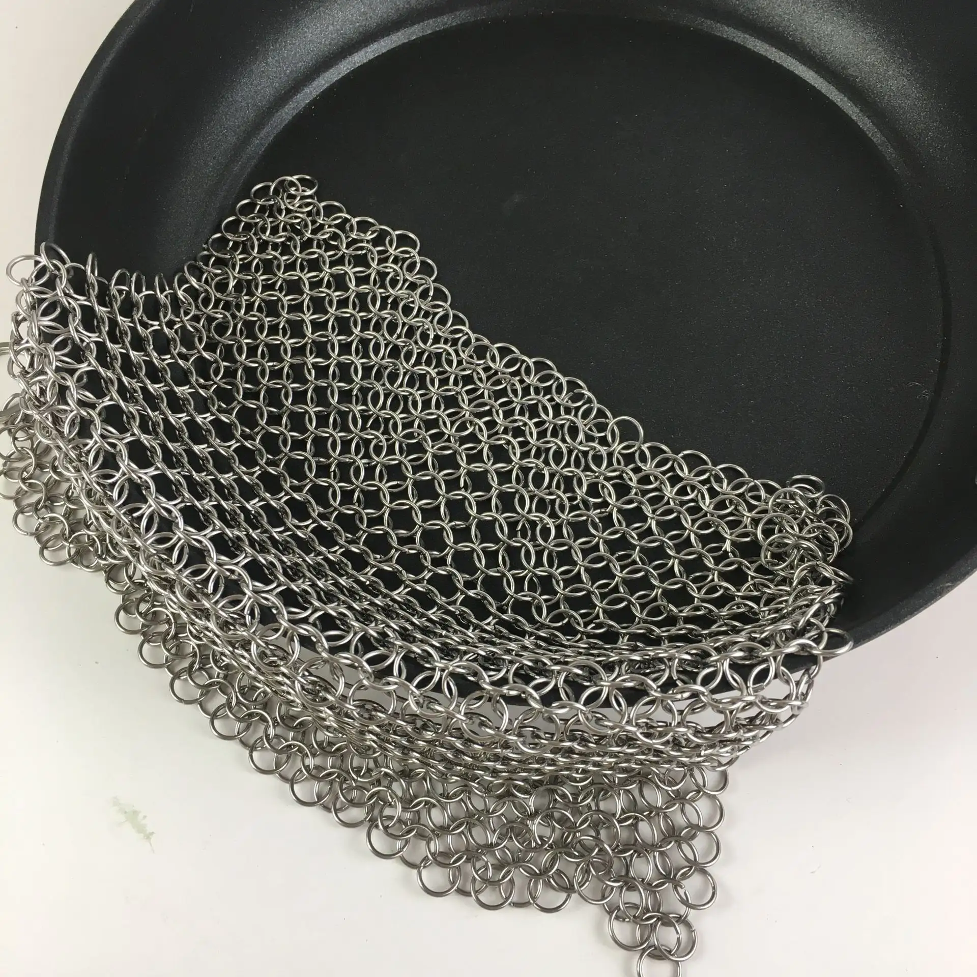 Factory supply dish washing mesh stainless steel ring mesh