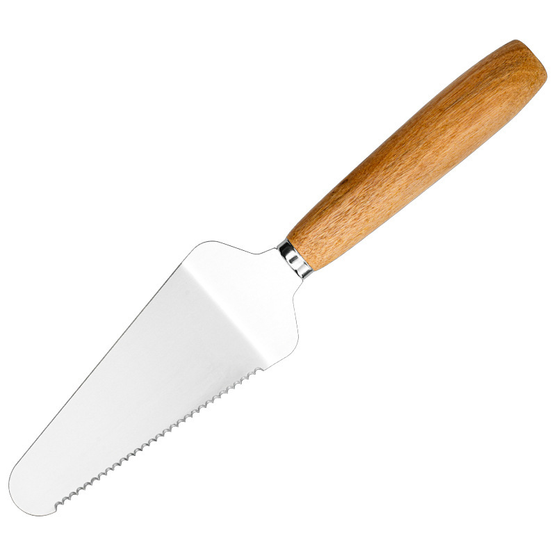 Wooden handle pizza shovel