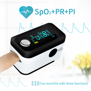 Ngón tay xung Oximeter máu Oxy bão hòa màn hình với báo động, plethysmograph và tưới máu chỉ số - Product Image 5