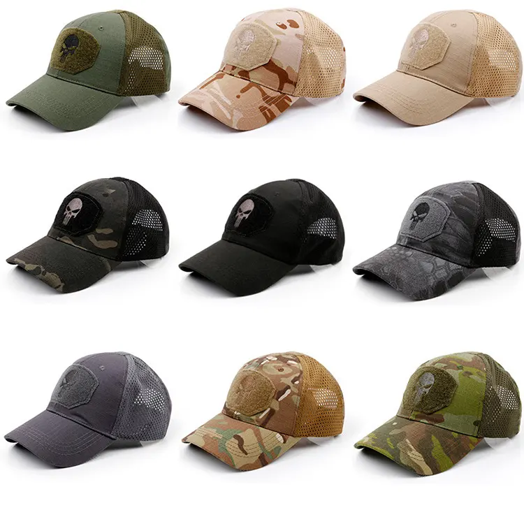 Femmes Hommes Camouflage Casquette de Baseball Vêtements Tactiques Chapeaux Casquette Tactique Casquette Pour Randonnée En Plein Air Chasse Jungle