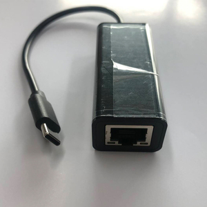 Adaptador USB C Gigabit Ethernet LAN, tarjeta de red de alta velocidad de 100 Mbps, adaptador Ethernet RJ45 con cable externo para ordenador portátil - Product Image 3