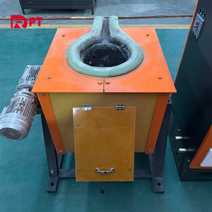 500kg luyện gang kim loại cảm ứng lò dòng Ngân hàng cảm ứng công nghiệp kim loại nóng chảy lò 3000W ngọn đuốc hoạt động - Product Image 6