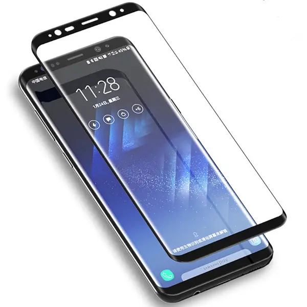 S6 Bordo S7 S8 S9 Più Nota 8 Nota 9 Del Telefono Mobile di Copertura Completa 3D Curvo Temperato Protezione Dello Schermo di Vetro per Samsung