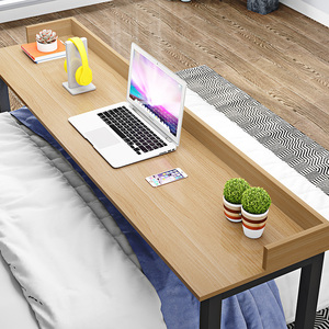 Escritorio de cama perezoso movible Simple moderno y Escritorio de computadora diseñado para el hogar pequeño dormitorio estilo de madera escritorio mesita de noche - Product Image 4