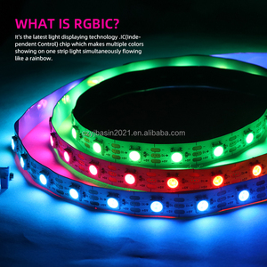 Espejo inteligente antivaho con Sensor táctil, espejo de maquillaje LED con luces que cambian de Color, iluminación LED de Color para el hogar moderno - Product Image 6