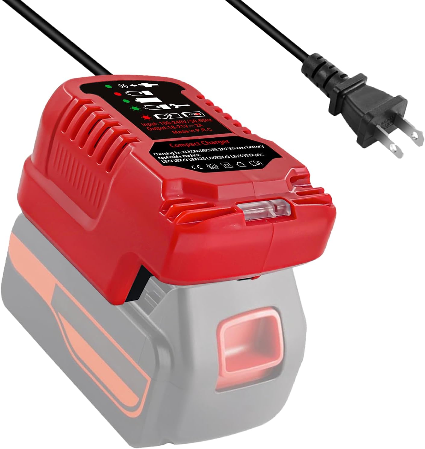 Rojo---Para Black & Decker