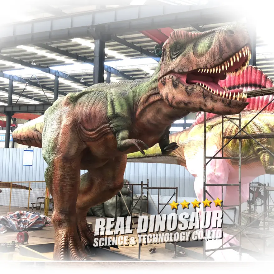 Life Size Animatronic Dinosaur Tyrannosaurus Rex Model