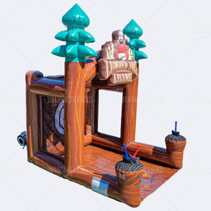 Axe Ném Trò Chơi Máy Nghe Nhạc Duy Nhất Inflatable Bay Axe Ném Trò Chơi Tương Tác 3D Inflatable Ném Axe Trò Chơi Cho Bán - Product Image 2