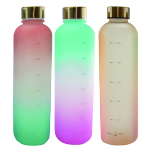 ไทม์มาร์กเกอร์ BPA ฟรี600มิลลิลิตรขวดเครื่องดื่มพลาสติกขวดเครื่องดื่มกีฬา Tritan ขวดน้ำขายส่ง - Product Image 2