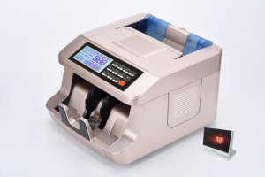 Máquina portátil para contar dinero mixto, contadores automáticos de billetes de varias monedas, contadores de dinero, contador de valor TFT de moneda 998 - Product Image 3