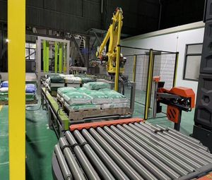 Sistema de paletización industrial Robot de carga y descarga Máquina apiladora Paletizador robótico