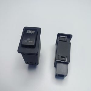 Jinchen chuyển đổi kép Led thanh ánh sáng 3A chuyển đổi push button Nissen momentary chuyển đổi với dây cho phụ kiện xe hơi - Product Image 3