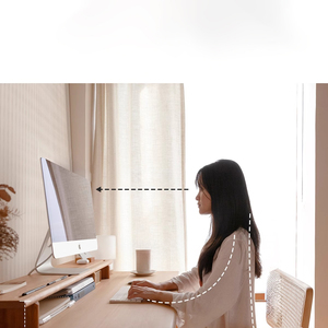 Tùy chỉnh cherry WALNUT gỗ màn hình đứng Ergonomic máy tính Riser & Bàn tổ chức cho văn phòng nhà - Product Image 5