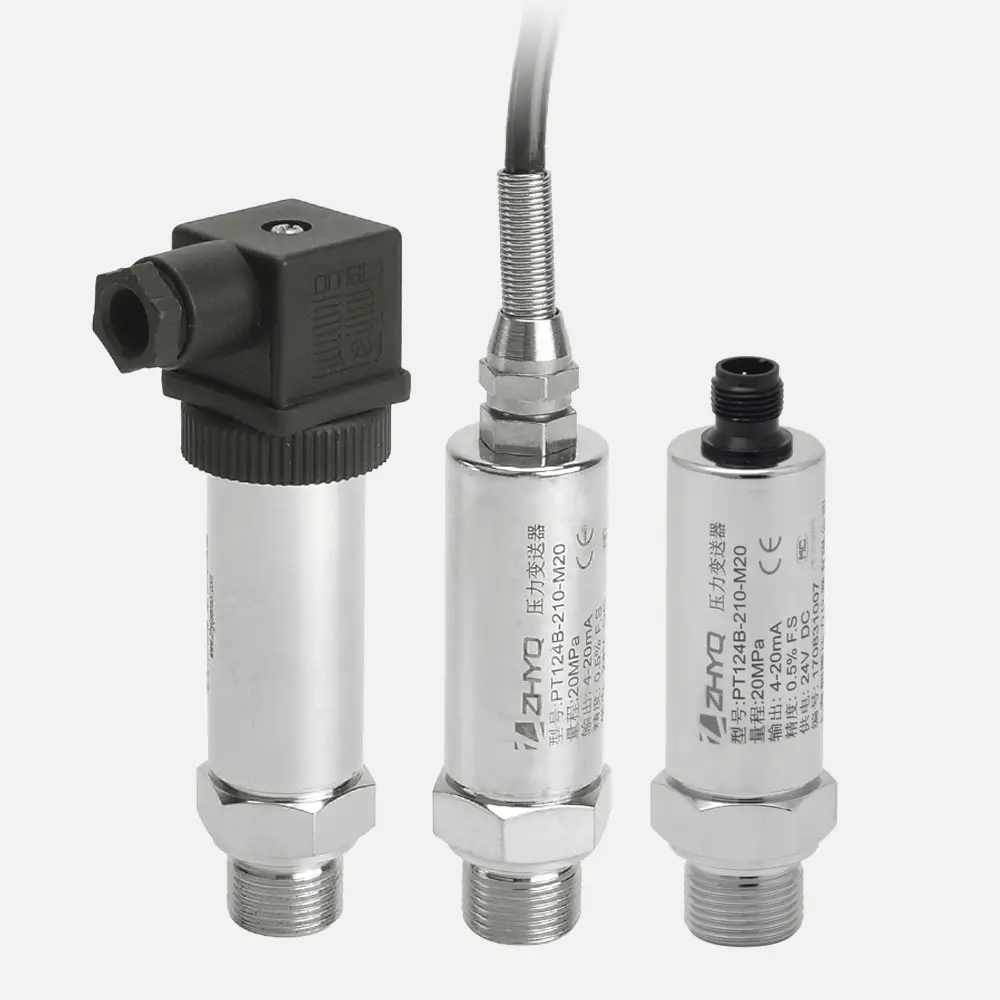 PT124B-210 estándar 0-5V-0V-10V 4-20mA Industrial Sensor de presión de China