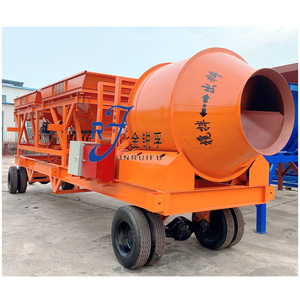 25 M3/h Mobile <strong>Concrete</strong> Batching Plant with 500L Reclaiming Capacity Motor & Engine Core Components on Sale in Vietnam