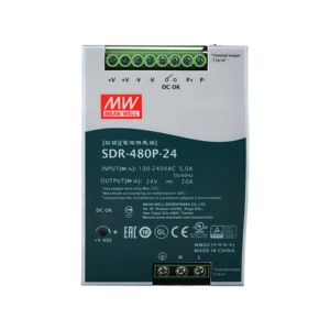 MEANWELL SDR-480P-48 48V10A 480W 480Wパワーファクター補正 (PFC) とパラレル接続機能