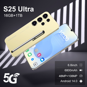 2025 I15 PRO MAX S25 ultra 5G สมาร์ทโฟน48 + 108MP HD หน้าจอ2K 16GB + 1TB หน่วยความจำคู่ซิม8GB เวอร์ชั่นสากลขนาดกำหนดเองได้ - Product Image 5